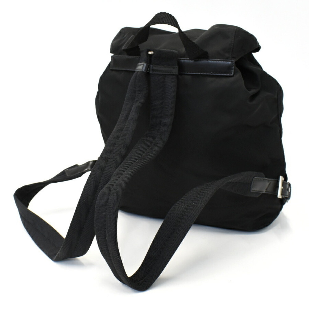 Prada Backpack Triangle Logo Black - image 4